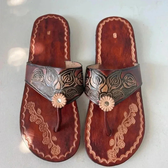 Source Unknown Shoes - Alcatraz Model - Huarache - Women 100% Artisan Hand Made |Mexican Leather